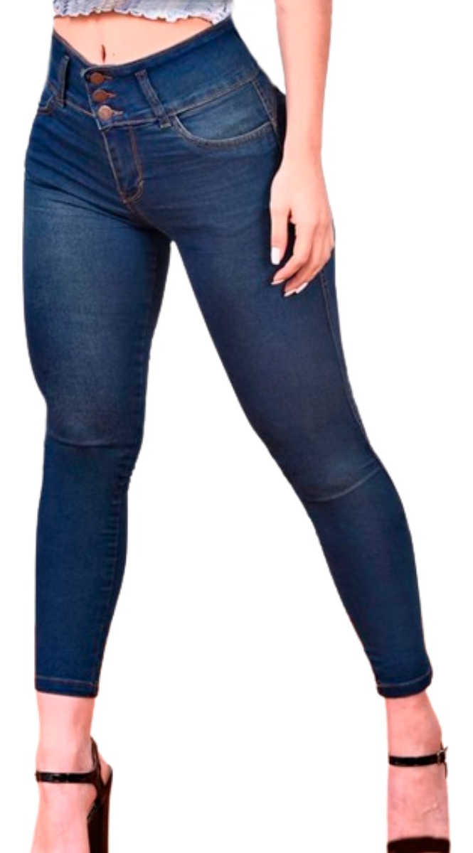 Jean Mujer Clásico Calce Perfecto Skinny Destroyed Premium