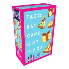 Taco Hat Cake Gift Pizza Juego De Mesa Blue Orange