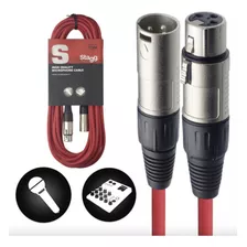 Cabo Stagg Emborrachado Xlr X Xlr 10 Metros - Smc10 Crd