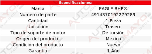 Soporte Tacn De Motor Tras Saturn Sl1 4 Cil 1.9l 92-02 Foto 3