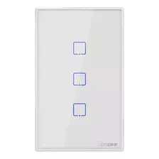 Sonoff® 3 Botoes - Touch Tx - Rf 433 Wi-fi App Android / Ios