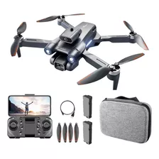 Drone Ls-s1s Camera 4k Motores Sin Escobillas Con 2 Baterías Color Negro