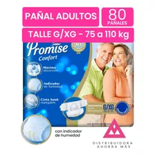 Pack Pañal Adulto Anatómico Promise Confort X 80 Unidades