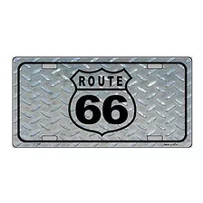 Smart Blonde Route 66 Shield Diamond Novelty