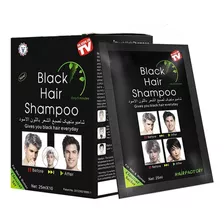 Tinta Shampoo Pinta Elimina Canas Natural Sin Amoniaco Negro