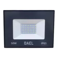 Proyector Reflector Led 50w 6000k Apto Intemperie Negro Ip65