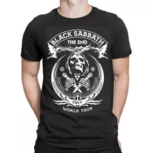 Camisa Camiseta De Algodão Black Sabbath Banda De Rock Metal