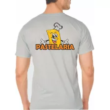 Camiseta Pastelaria Vendedor Pastel Uniforme Trabalho Feira 