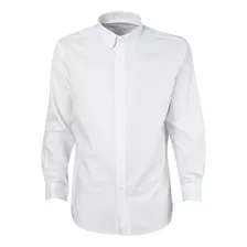 Camisa Oxford Manga Larga Con Bolsillo Suelto