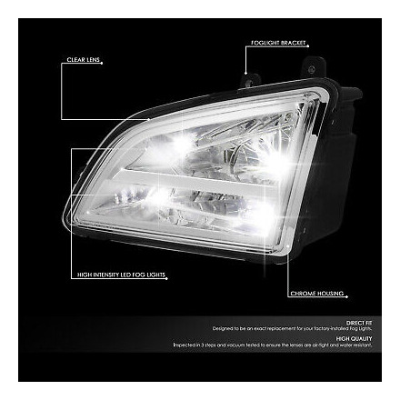 [full Led] For 18-22 Volvo Vnl Front Bumper Driving Fog Spd1 Foto 2