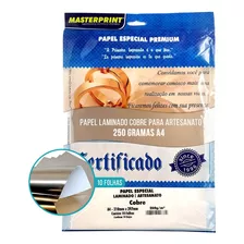 Papel Laminado A4 250g Para Lembrancinhas 10 Fls Masterprint