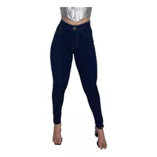 Calça Jean, Feminina,rasgadinha Preta ,cintura Alta,elastano