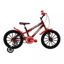 Bicicleta Aro 16 Masculina C/rodinha 3 A 7 Anos