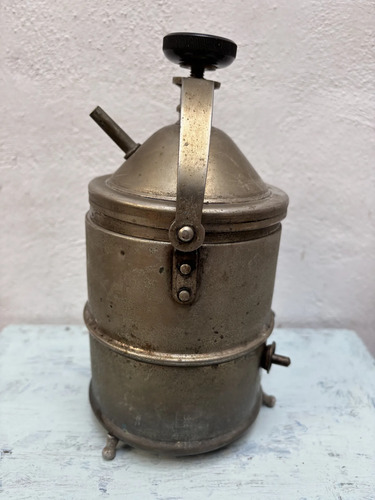 Antigua Cafetera Para Express Decoración Y Coleccionable Gris