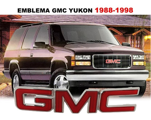 Emblema Parrilla Gmc Yukon 1988-1998. Foto 2