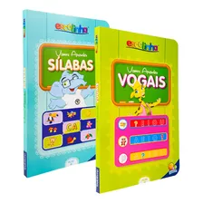 Kit Livros Vamos Aprender Silabas + Vogais | Reforço Escolar