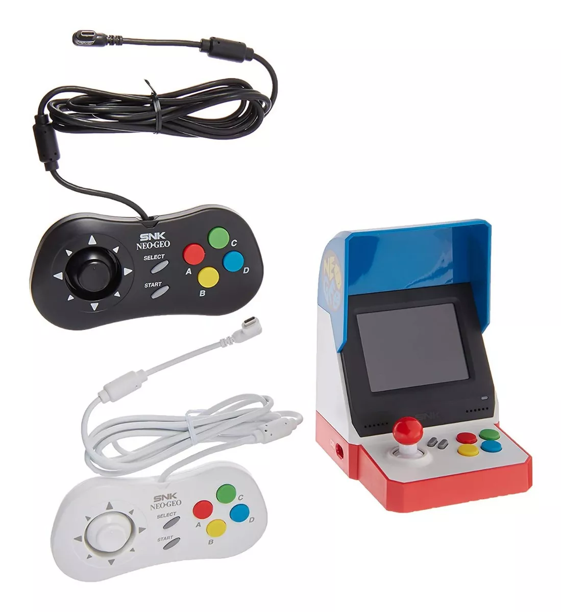 Mini Neo Geo Snk Original Japonês 2 Controles E Cabo Hdmi