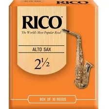 Cañas Sax Alto 2 1/2 Rico Rja1025(10) 