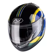 Capacete Fly Original Drive Hg Nation Pto/bra