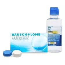 Lentes De Contacto Bausch & Lomb Ultra 6 Piezas Con Solución