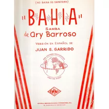 Bahia Ary Barroso Partitura