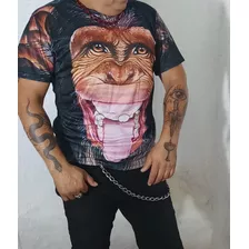 Playera Diseño Kitch Única En México Monkey