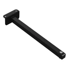 Suporte Refletor Fachada Banner Braço 30 Cm - Preto