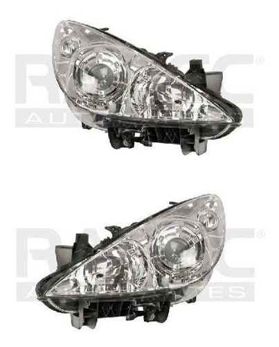 Par Juego Faros Peugeot 307  2005 - 2008 Depo Rxc Foto 3