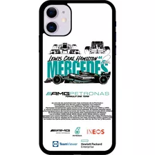 Funda Para Celular Diseño Mercedes Petronas Hamilton F1 #2