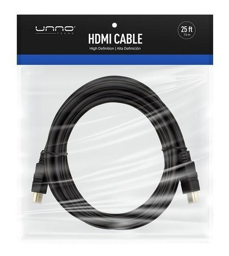 Cable Hdmi Full Hd 7mts/25pies 1080p/bluray3d/ps3/dvr/dvd/tv