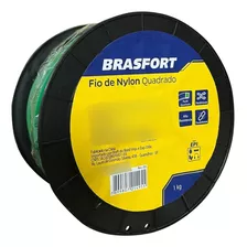 Fio De Nylon Brasfort Quadrado 2,7mm/195m 1kg 9011