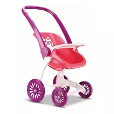 Carrinho De Boneca Confort Baby Reborn 4 Rodas Menina