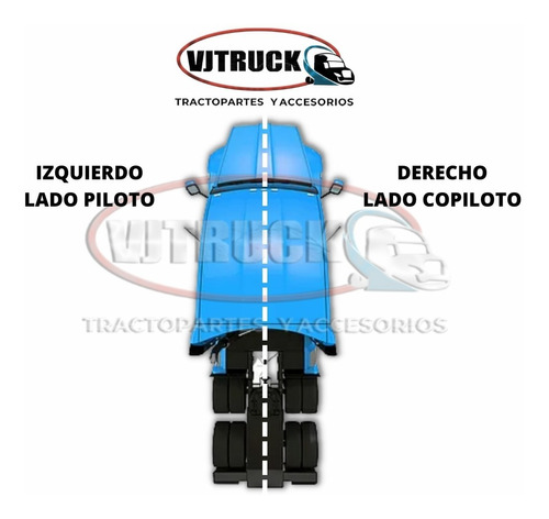 Espejo Cofre Freightliner Cascadia Cromado Foto 7