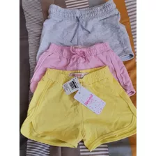 Se Vende Set De 3 Shorts Para Niñita Marca Everlast Talla 4.