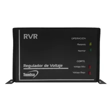 Regulador De Voltaje Temisa Rvr-2000p 2000va Entrada Y Salida De 127v Ca Negro