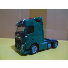 Miniatura Caminhão Volvo Fh Trucado 6x2/4 Verde - Herpa 1/87