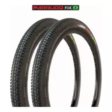 Par Pneus Bike Parrudo Fox - 26x1.1/2x2.0 Monark Barra Forte