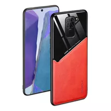 Funda Para Xiaomi Redmi Note 9 Leather Case + Mica Cristal