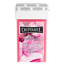 Cera Roll-on Descartable Suave Rosa Mosqueta X100g Depimiel