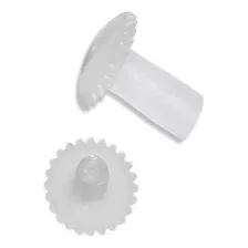 Parafuso Plástico Macho E Fêmea C/ 50 Natural Altura 7,5mm