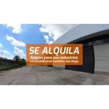 Alquiler De Galpón De 650m² En Parque Industrial Castillito, Carabobo: Espacio Para Depósito, Portón Eléctrico Y Acceso Para Camiones. Zona Segura Y Conectada