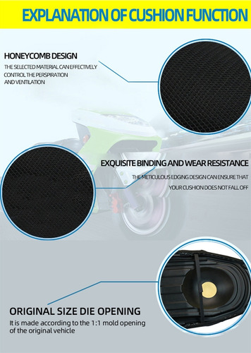 Funda De Asiento De Malla Para Vespa Primavera Sprint Lx Gtv Foto 5