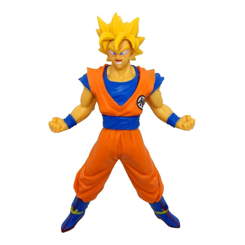 Boneco Goku Super Saiyan Dragon Ball Super 16cm F0099-5 Fun