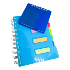 Caderno Inteligente + Bloco De Post It Agenda Anotação 