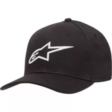 Bone Alpinestars Ageless Curve Ag Flex Fit Preto Branco