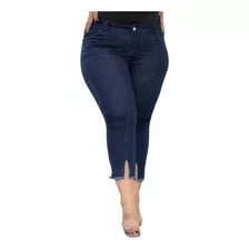 Calça Capri Jeans Feminina Com Lycra Do 40 Ao 50