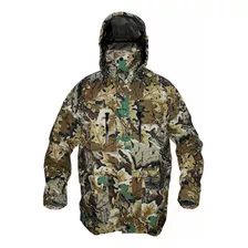 Campera Tricapa Impermeable Camuflado Hoja Calidad Forest