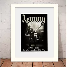 Quadro Lemmy Motörhead 56x46cm Vidro + Paspatur W1241