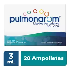 Pulmonarom Solución Oral Caja 20 Ampolletas Con 3 Ml