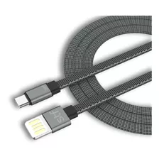 Cable 1 Metro Usb A Tipo C Carga Ultra Rápida Stf Color Negro